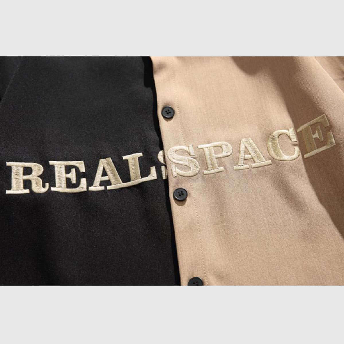 Style Core Aesthetics, New Style Trends Color Block Letter Print Shirt Style Core Aesthetics, New Style Trends Color Block Letter Print Shirt