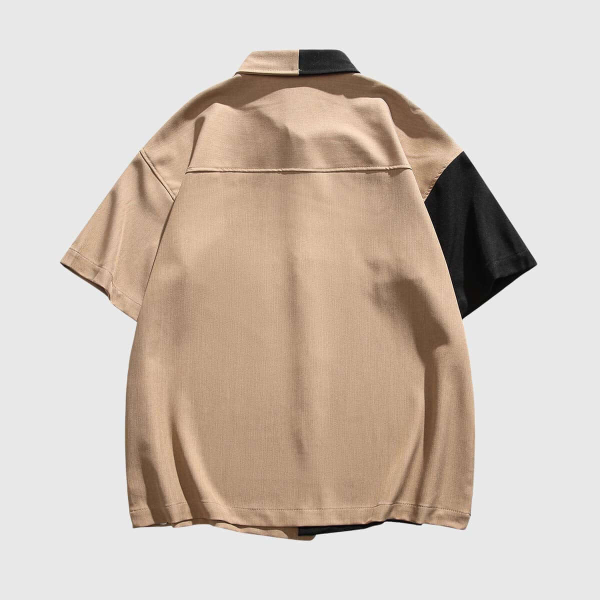 Style Core Aesthetics, New Style Trends Color Block Letter Print Shirt Style Core Aesthetics, New Style Trends Color Block Letter Print Shirt