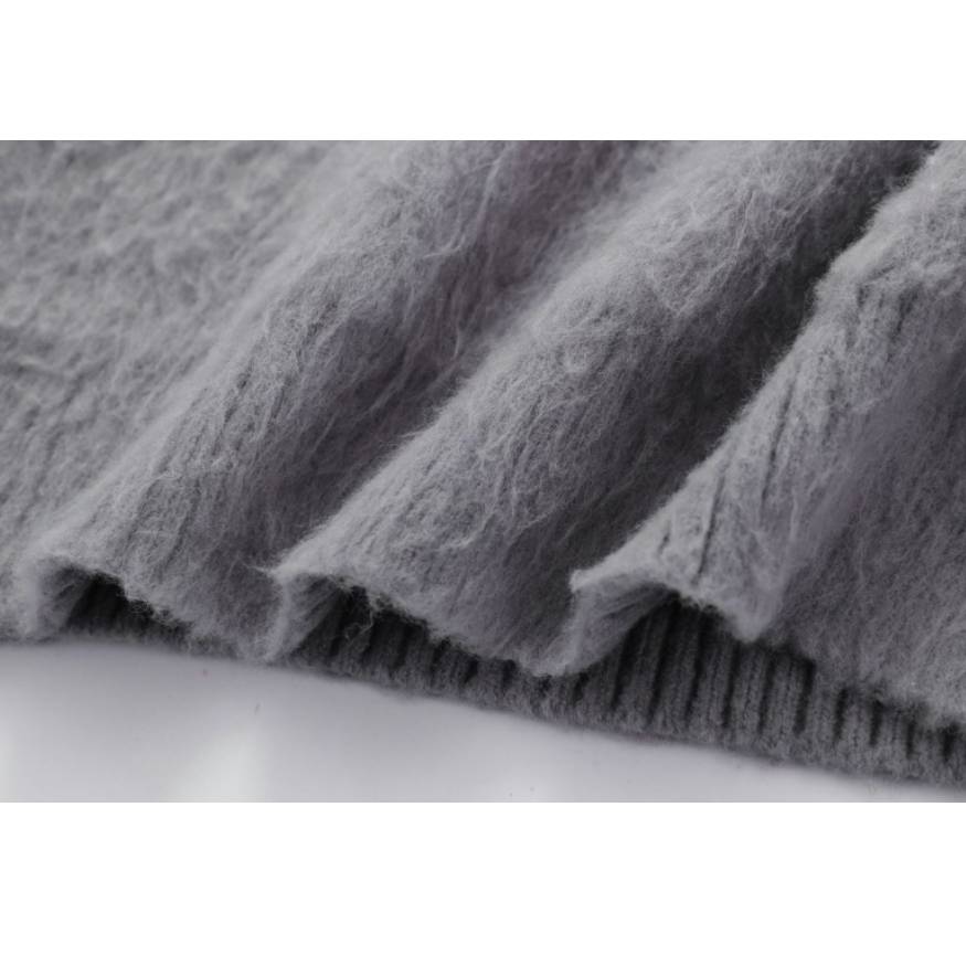 Style Core Aesthetics, New Style Trends Color Block Letters Print Turtleneck Sweater Style Core Aesthetics, New Style Trends Color Block Letters Print Turtleneck Sweater