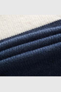 Style Core Aesthetics, New Style Trends Color Block Striped Sweater