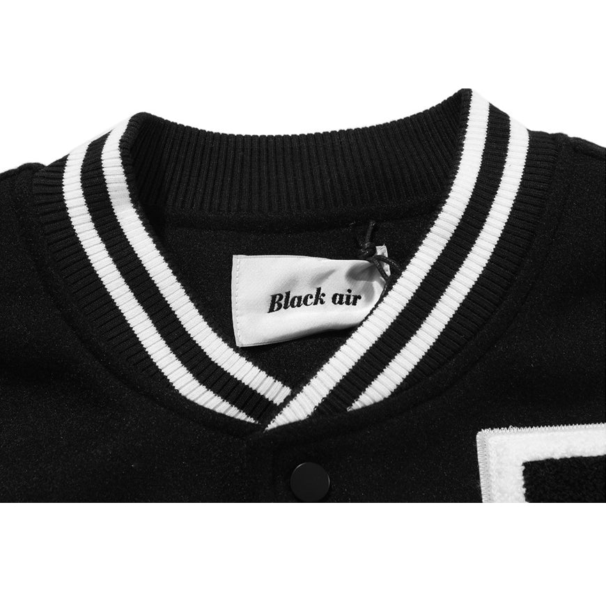 Style Core Aesthetics, New Style Trends Color matching Armband Varsity Jackets Style Core Aesthetics, New Style Trends Color matching Armband Varsity Jackets