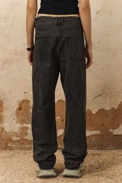 Style Core Aesthetics, New Style Trends Color Patchwork Design Jeans