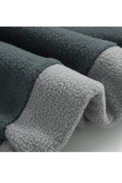 Style Core Aesthetics, New Style Trends Color Stitching Half Zip Up Sweatshirt