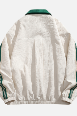 Style Core Aesthetics, New Style Trends Colorblock Casual Street Jacket