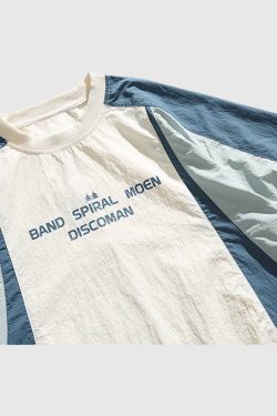 Style Core Aesthetics, New Style Trends Colorblock Casual T-Shirt