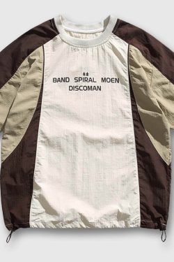 Style Core Aesthetics, New Style Trends Colorblock Casual T-Shirt