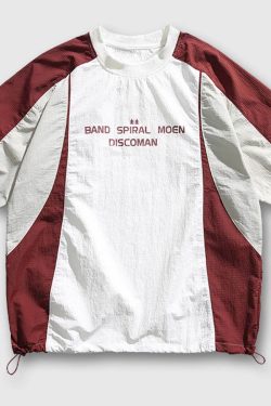 Style Core Aesthetics, New Style Trends Colorblock Casual T-Shirt