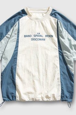 Style Core Aesthetics, New Style Trends Colorblock Casual T-Shirt