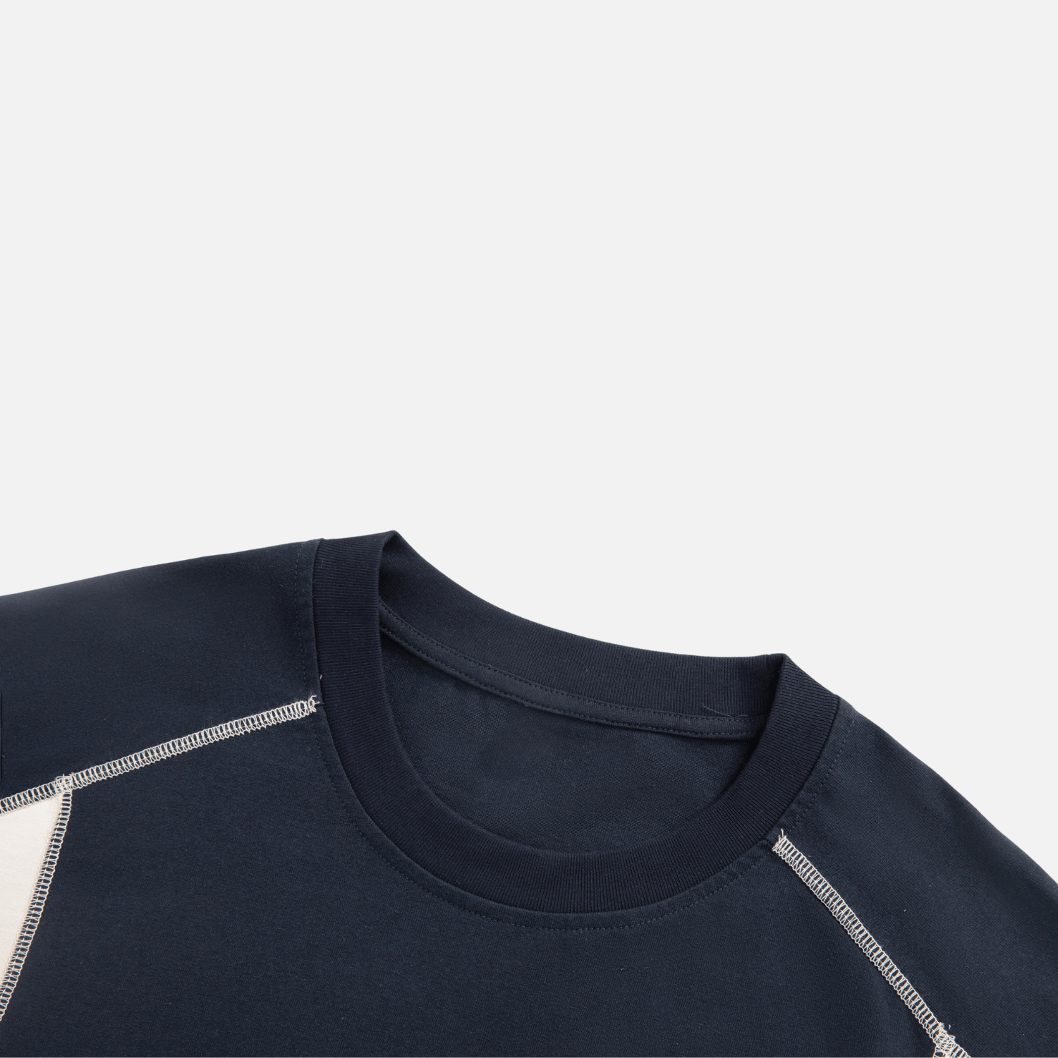 Style Core Aesthetics, New Style Trends Colorblock Embroidered Cotton T-Shirt Style Core Aesthetics, New Style Trends Colorblock Embroidered Cotton T-Shirt