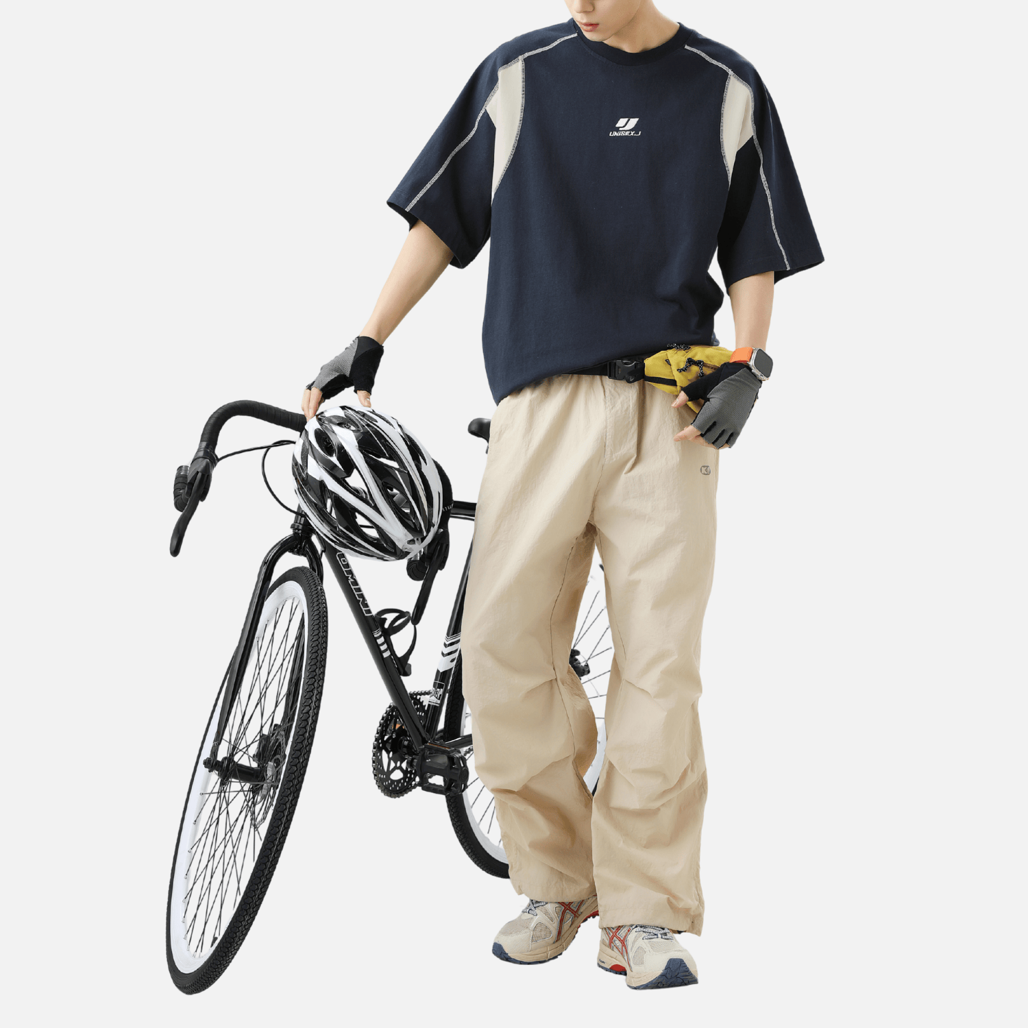 Style Core Aesthetics, New Style Trends Colorblock Embroidered Cotton T-Shirt Style Core Aesthetics, New Style Trends Colorblock Embroidered Cotton T-Shirt