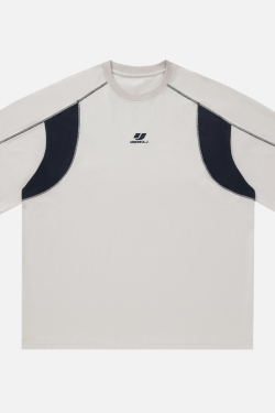 Style Core Aesthetics, New Style Trends Colorblock Embroidered Cotton T-Shirt