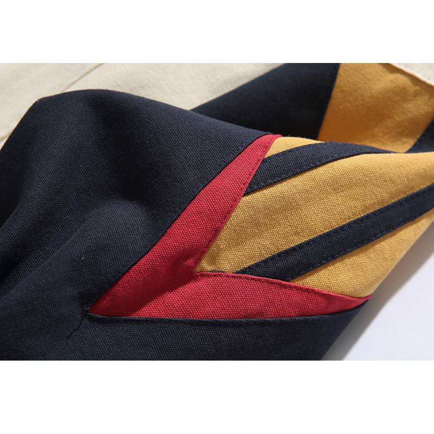 Style Core Aesthetics, New Style Trends Colorblock Embroidered Jacket Style Core Aesthetics, New Style Trends Colorblock Embroidered Jacket