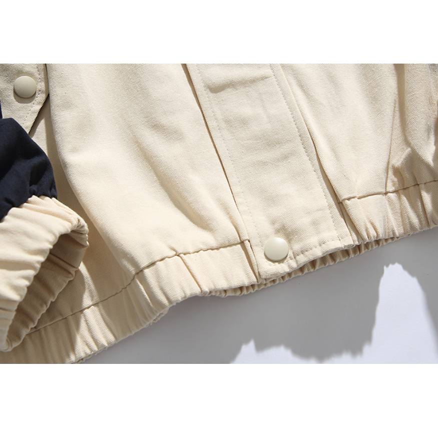 Style Core Aesthetics, New Style Trends Colorblock Embroidered Jacket Style Core Aesthetics, New Style Trends Colorblock Embroidered Jacket