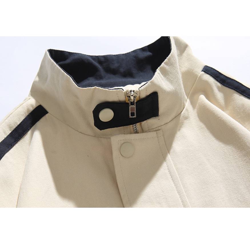 Style Core Aesthetics, New Style Trends Colorblock Embroidered Jacket Style Core Aesthetics, New Style Trends Colorblock Embroidered Jacket