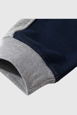 Style Core Aesthetics, New Style Trends Colorblock Lettering Sweatshirt