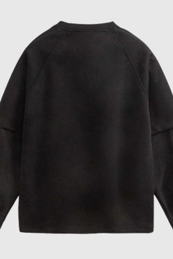 Style Core Aesthetics, New Style Trends Colorblock 'NO PURPOSE' Sweatshirt