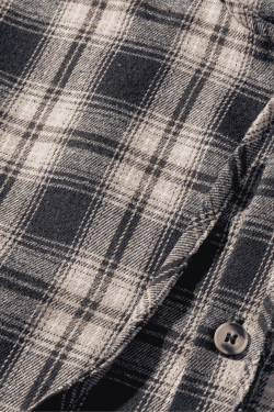 Style Core Aesthetics, New Style Trends Colorblock Plaid Hooded Shirt