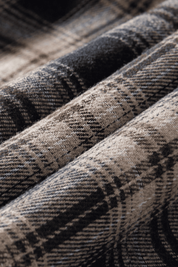 Style Core Aesthetics, New Style Trends Colorblock Plaid Hooded Shirt