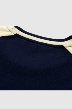 Style Core Aesthetics, New Style Trends Colorblock Raglan Sweatshirt