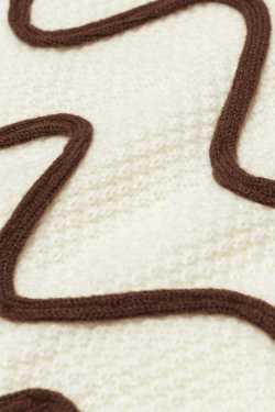 Style Core Aesthetics, New Style Trends Colorblock Stitch Knit Sweater