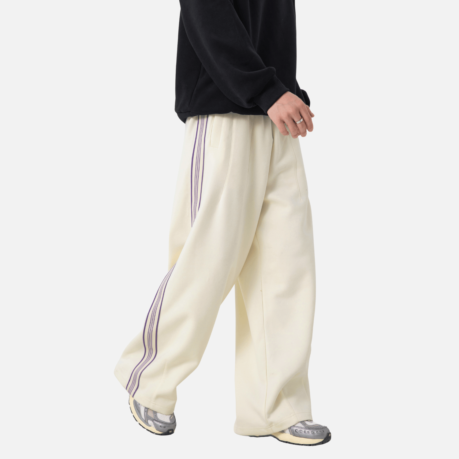 Style Core Aesthetics, New Style Trends Colorblock Stripe Casual Pants Style Core Aesthetics, New Style Trends Colorblock Stripe Casual Pants