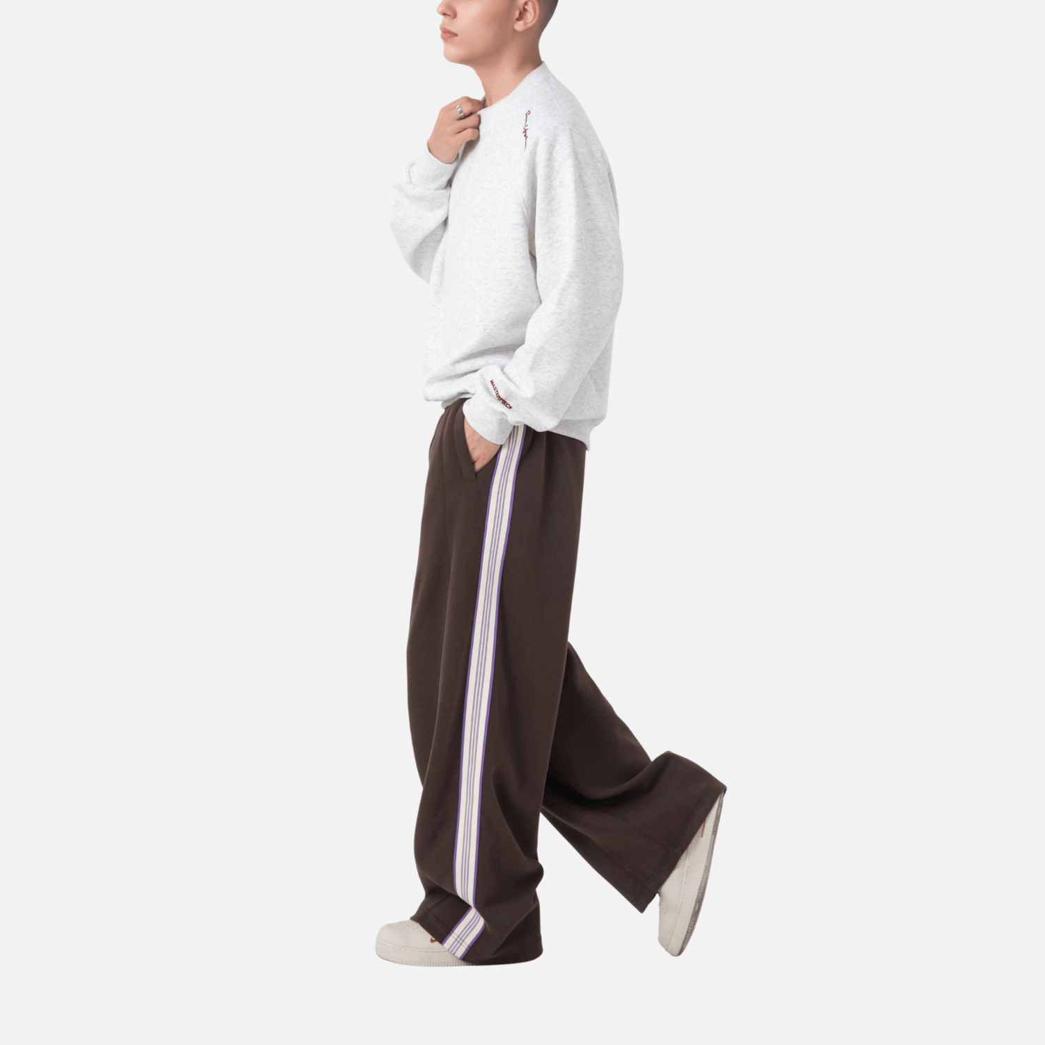 Style Core Aesthetics, New Style Trends Colorblock Stripe Casual Pants Style Core Aesthetics, New Style Trends Colorblock Stripe Casual Pants