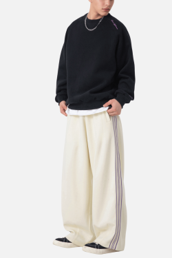 Style Core Aesthetics, New Style Trends Colorblock Stripe Casual Pants