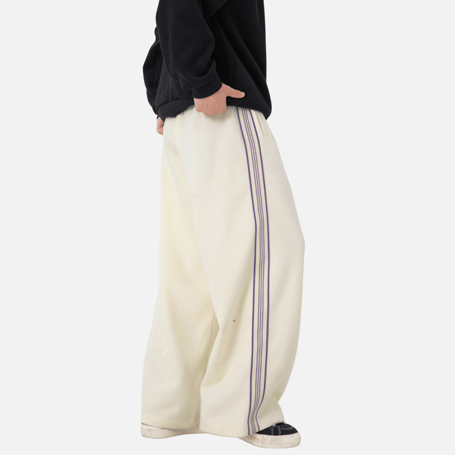 Style Core Aesthetics, New Style Trends Colorblock Stripe Casual Pants Style Core Aesthetics, New Style Trends Colorblock Stripe Casual Pants