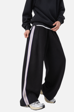 Style Core Aesthetics, New Style Trends Colorblock Stripe Casual Pants