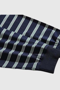 Style Core Aesthetics, New Style Trends Colorblock Striped Polo Shirt