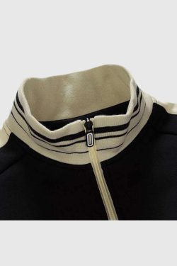 Style Core Aesthetics, New Style Trends Colorblock Track Jacket