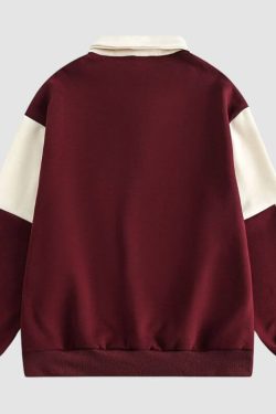 Style Core Aesthetics, New Style Trends Contrast Color Casual POLO Shirt