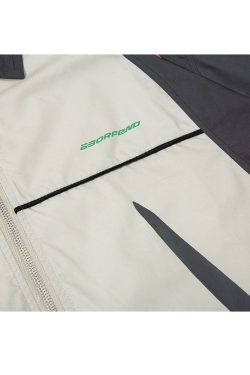 Style Core Aesthetics, New Style Trends Contrast Double End Zipper Shirts