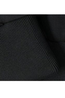 Style Core Aesthetics, New Style Trends Contrast Stripe Sleeve Short Collar Jacket