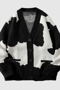 Style Core Aesthetics, New Style Trends Contrasting Colors Knit Sweater