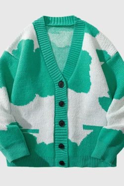 Style Core Aesthetics, New Style Trends Contrasting Colors Knit Sweater