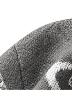 Style Core Aesthetics, New Style Trends Cool Graffiti Knit Sweater