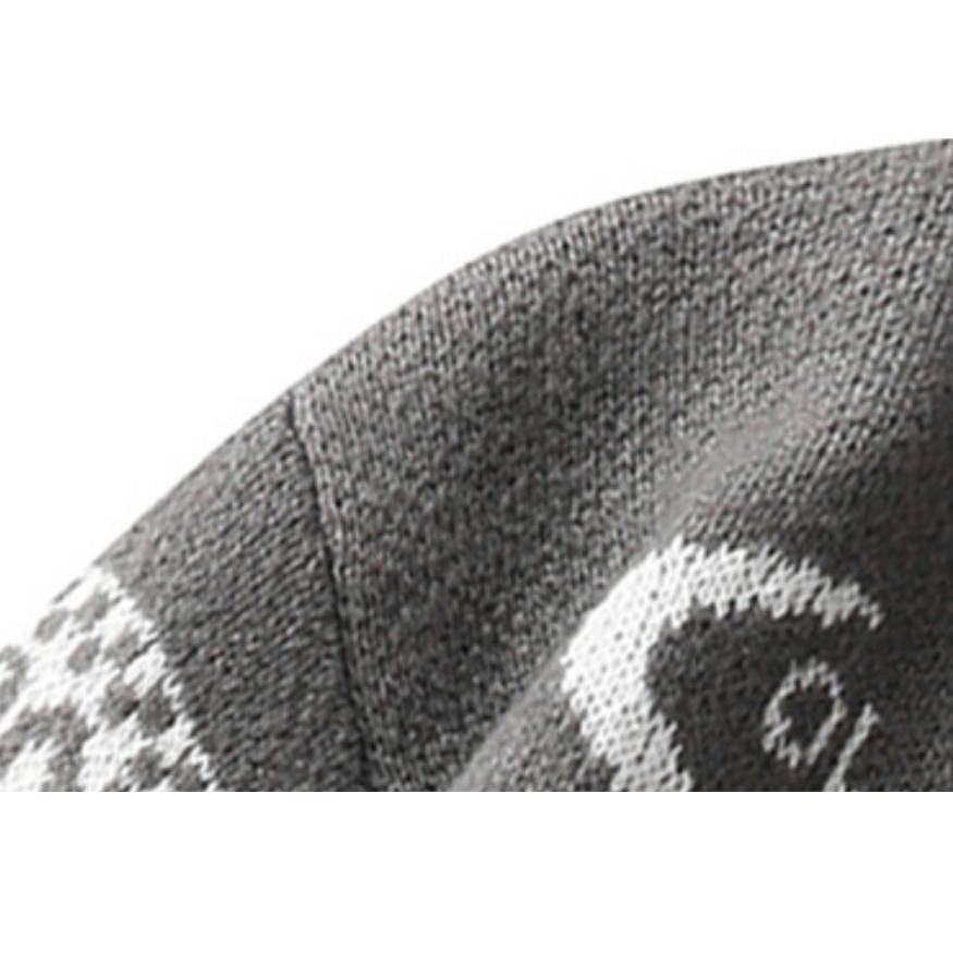 Style Core Aesthetics, New Style Trends Cool Graffiti Knit Sweater Style Core Aesthetics, New Style Trends Cool Graffiti Knit Sweater