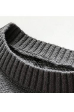 Style Core Aesthetics, New Style Trends Cool Graffiti Knit Sweater