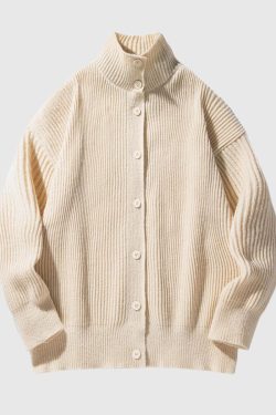 Style Core Aesthetics, New Style Trends Cozy Button-Up Cardigan Sweater