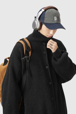 Style Core Aesthetics, New Style Trends Cozy Button-Up Cardigan Sweater