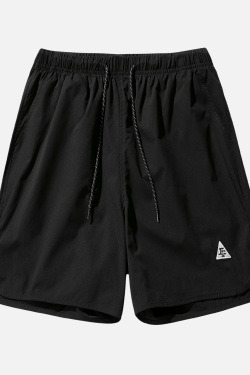 Style Core Aesthetics, New Style Trends Curved Hem Pocket Shorts