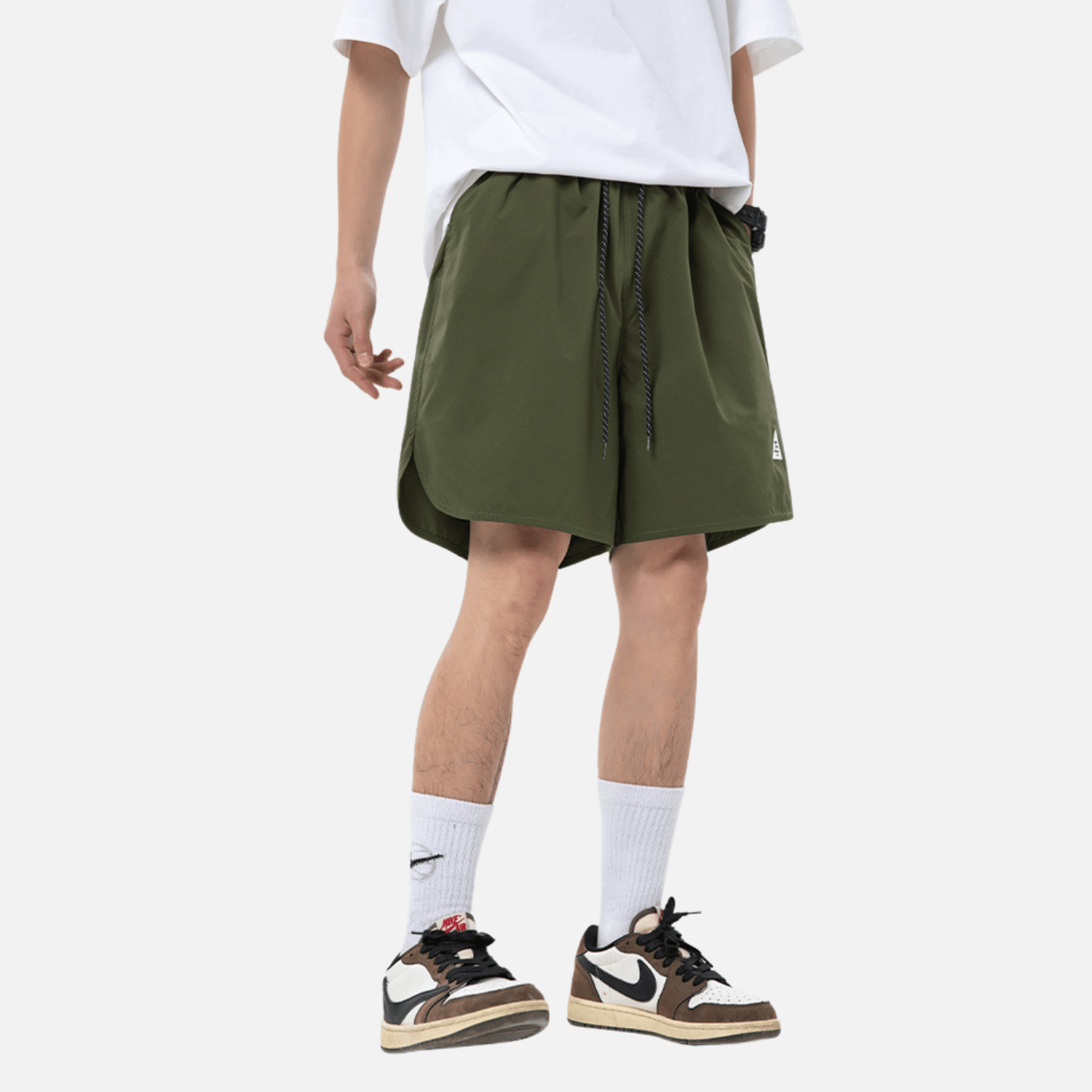 Style Core Aesthetics, New Style Trends Curved Hem Pocket Shorts Style Core Aesthetics, New Style Trends Curved Hem Pocket Shorts