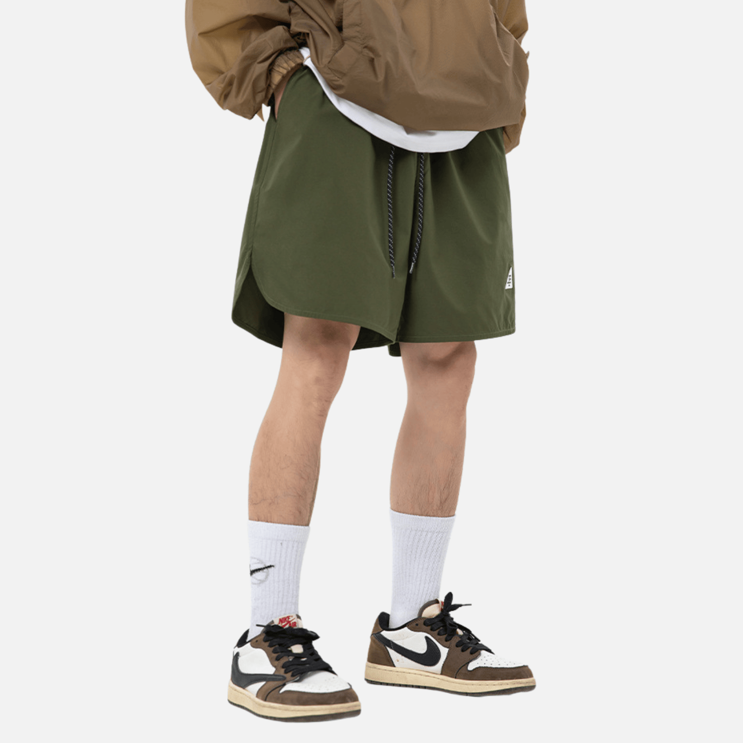 Style Core Aesthetics, New Style Trends Curved Hem Pocket Shorts Style Core Aesthetics, New Style Trends Curved Hem Pocket Shorts