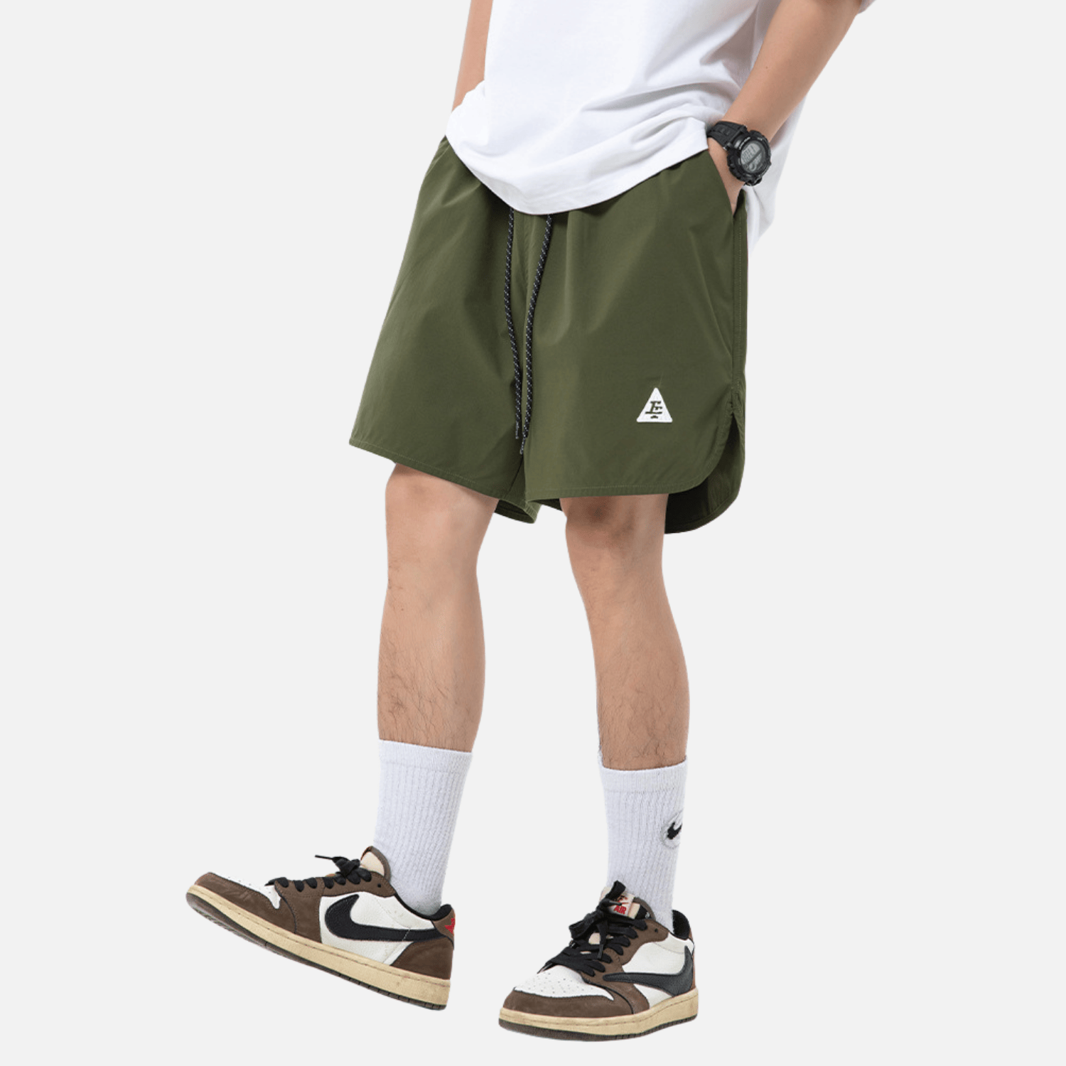 Style Core Aesthetics, New Style Trends Curved Hem Pocket Shorts Style Core Aesthetics, New Style Trends Curved Hem Pocket Shorts