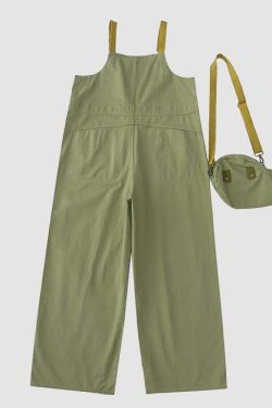 Style Core Aesthetics, New Style Trends Cute Cargo Dungarees + Mini Bag