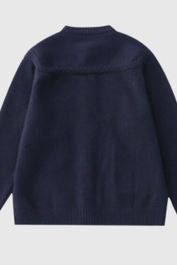 Style Core Aesthetics, New Style Trends Cute Cartoon White Chicken Sweater Cardigan