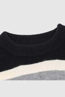 Style Core Aesthetics, New Style Trends Cute Cat Striped Sweater