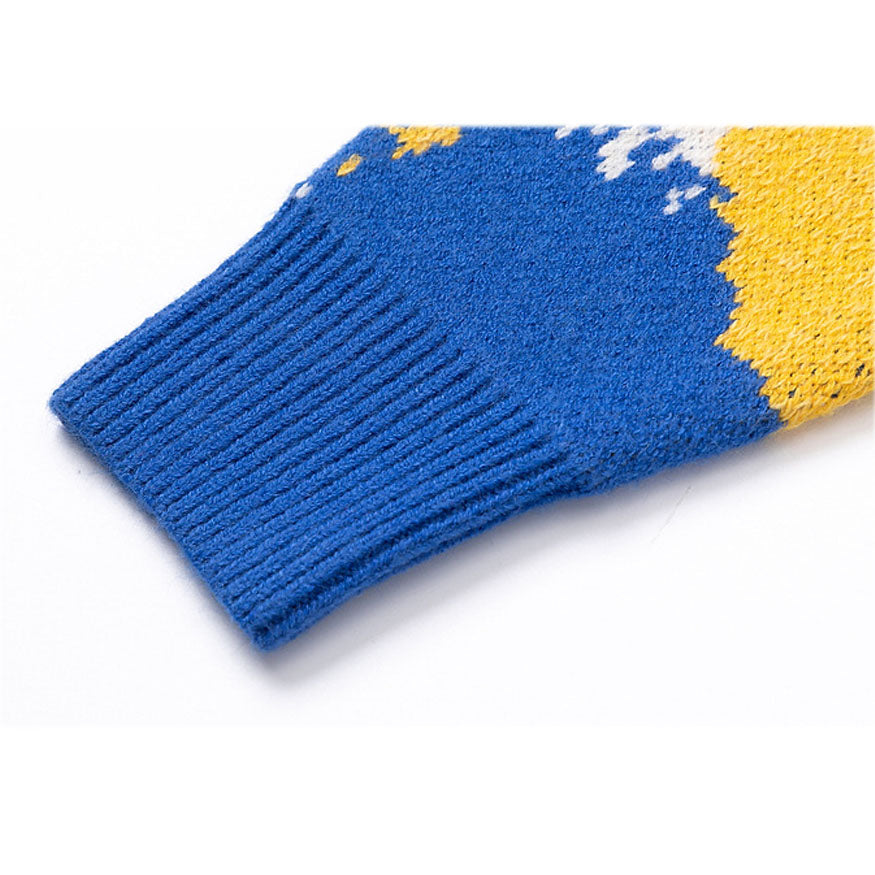 Style Core Aesthetics, New Style Trends Cute Dog Illustration Sweater Style Core Aesthetics, New Style Trends Cute Dog Illustration Sweater