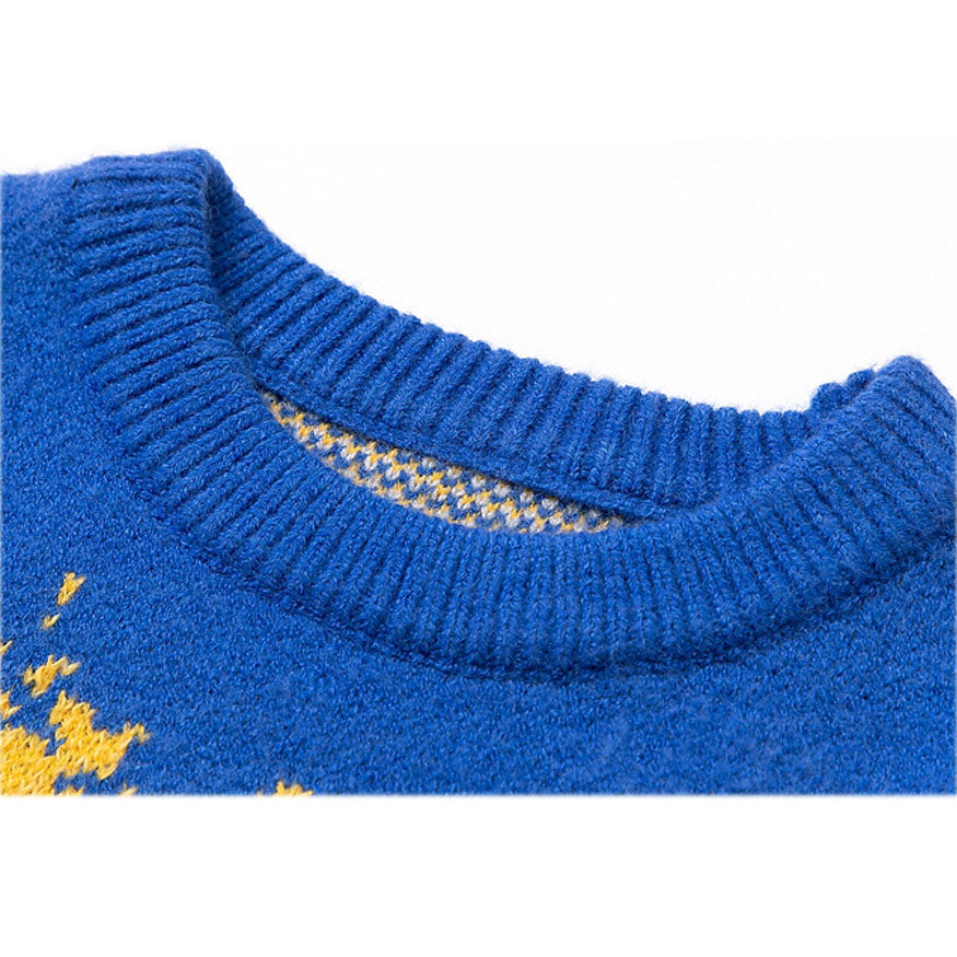 Style Core Aesthetics, New Style Trends Cute Dog Illustration Sweater Style Core Aesthetics, New Style Trends Cute Dog Illustration Sweater